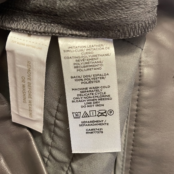 Imitation leather wide leg Ann Taylor Pants - Picture 5 of 5